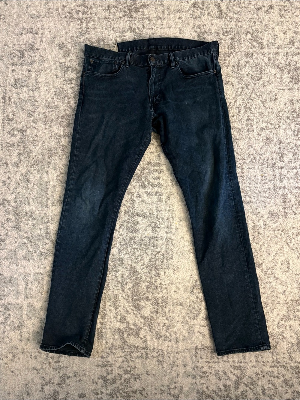 Size 36/32 Men’s Polo Ralph Lauren Denim Apparel Dark Wash Blue Jeans